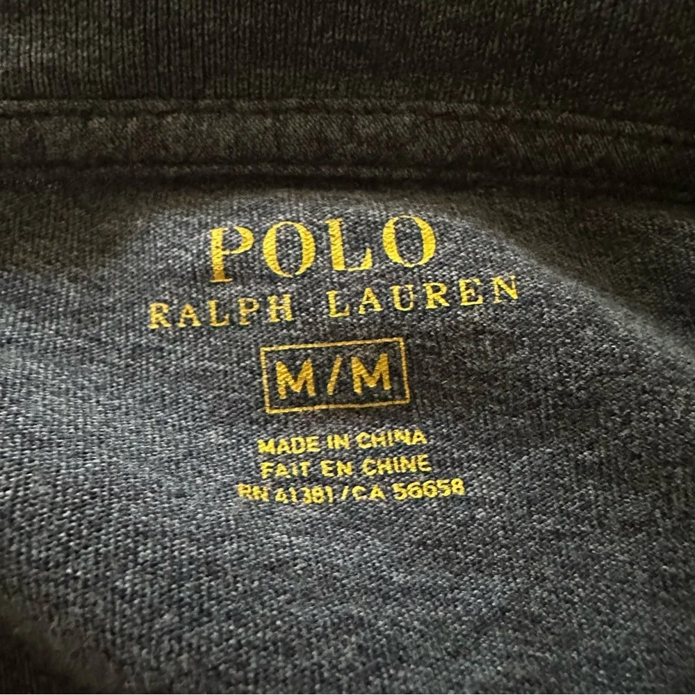 Polo Ralph Lauren Charcoal Long Sleeve Tee size medium